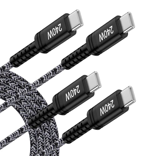 240W Samsung Charger Super Fast Charging Cord Type C Cable 3FT 2Pack USB C to C Cable Android Charger Cord for Samsung Galaxy S26 Ultra S26+ S26 S25 FE Plus A17 A36 A16 A26 A56 S24 S23 Z Fold/Flip 7
