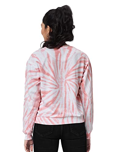 Image of The Souled Store Women Official Powerpuff Girls: Girls Rule Tie Dye Multicolored Printed Sweatshirts