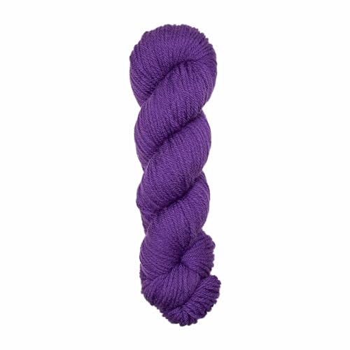 Image of Ganga Alisha Hand Knitting Yarn, 100% Acrylic Pack of 300 GMS (ALS09 - Witch Purple)