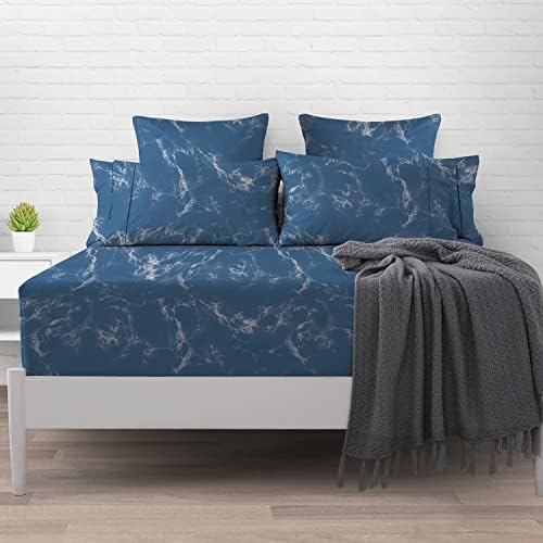 400 Thread Count Cotton King Size Fitted Sheet Off White, 100% Long Staple Cotton King Bed Sheet Fitted, Luxury Soft Sateen King Fitted Sheet Off White (100% Cotton 40cm Fitted Sheet King 160x200cm)
