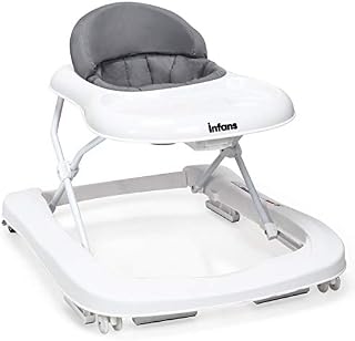 INFANS Foldable Baby Walker for Boys and Girls, 2 in 1 Toddler Walker