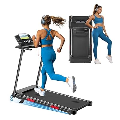 SUOUER Walking Treadmill with Incline, Treadmill with Handle Bar for Home