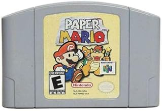 Sponsored Ad - Esvney Paper Mario Game Card for N64 Games, Console Video Games Card with US Version!
