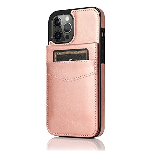 Housse de protection iPhone 15 Pro Max en cuir rose pour vos sorties quotidiennes