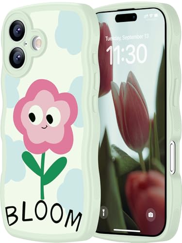 teloxy Magnetic for iPhone 16 Case,Shockproof Protective Durable Slim Translucent Matte Anti-Fingerprint Phone Case for iPhone 16 6.1 inch,Light Green