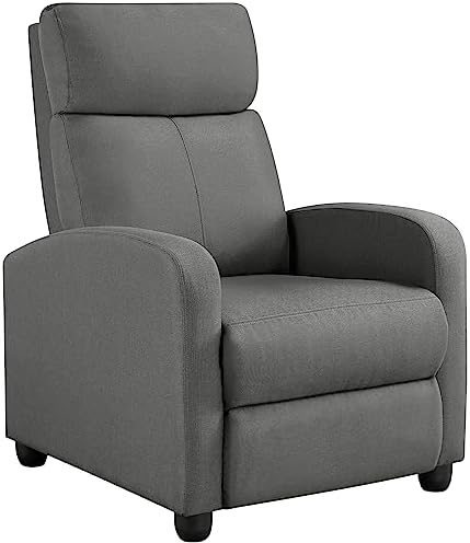 YONISEE Poltrona Relax 150° Poltrone Girevole Reclinabile Con