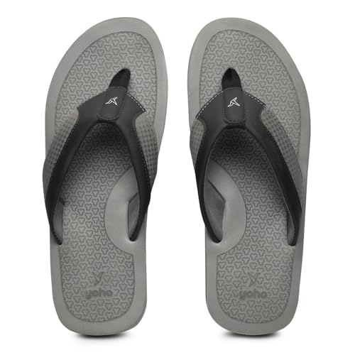 Image of YOHO ArchFlex orthopedic slippers for men | Arch support for pain relief | Soft, Anti-Skid, lightweight | comfortable padded straps flip flops for Everyday
