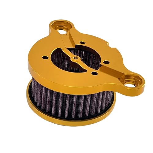 Filtre d'admission moto anti-encrassement pour Harley Sportster XL883 XL1200 Gold