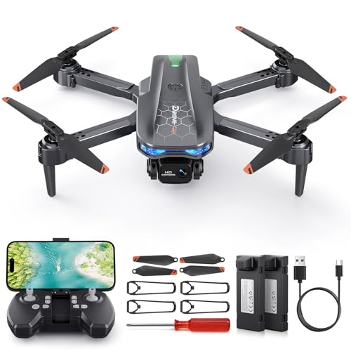 Drone with Camera for Kids Beginners, T29 1080p HD Foldable Mini RC Quadcopter Toy Gift for Boys Girls, Altitude Hold Headless Mode One Key Takeoff by FERIETELF - Used condition - US$38.58