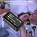 Pmjebe MP3 Player with Bluetooth, Portable Digital Lossless 32G Music Player with USB c Headphones, 1.47 in Full Touch Screen, Digital Voice Recorder, E-Book, Mini Back Clip Design, Black