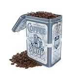 Nostalgic-Art Retro Kaffeedose, 1,3 l, Ape – Coffee Shop – Geschenk-Idee für Italien-Fans, Original Lizenzprodukt (OLP), Blech-Dose mit Aromadeckel, Werkstatt-Deko im Vintage Design, Kaffee-Deko