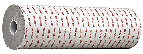 Image of 3M VHB 4936 Heavy Duty Tape in Gray - 6 in. x 15 ft. Double Sided Tape Roll with Conformable Foam Core. Adhesive Tapes and Sealants