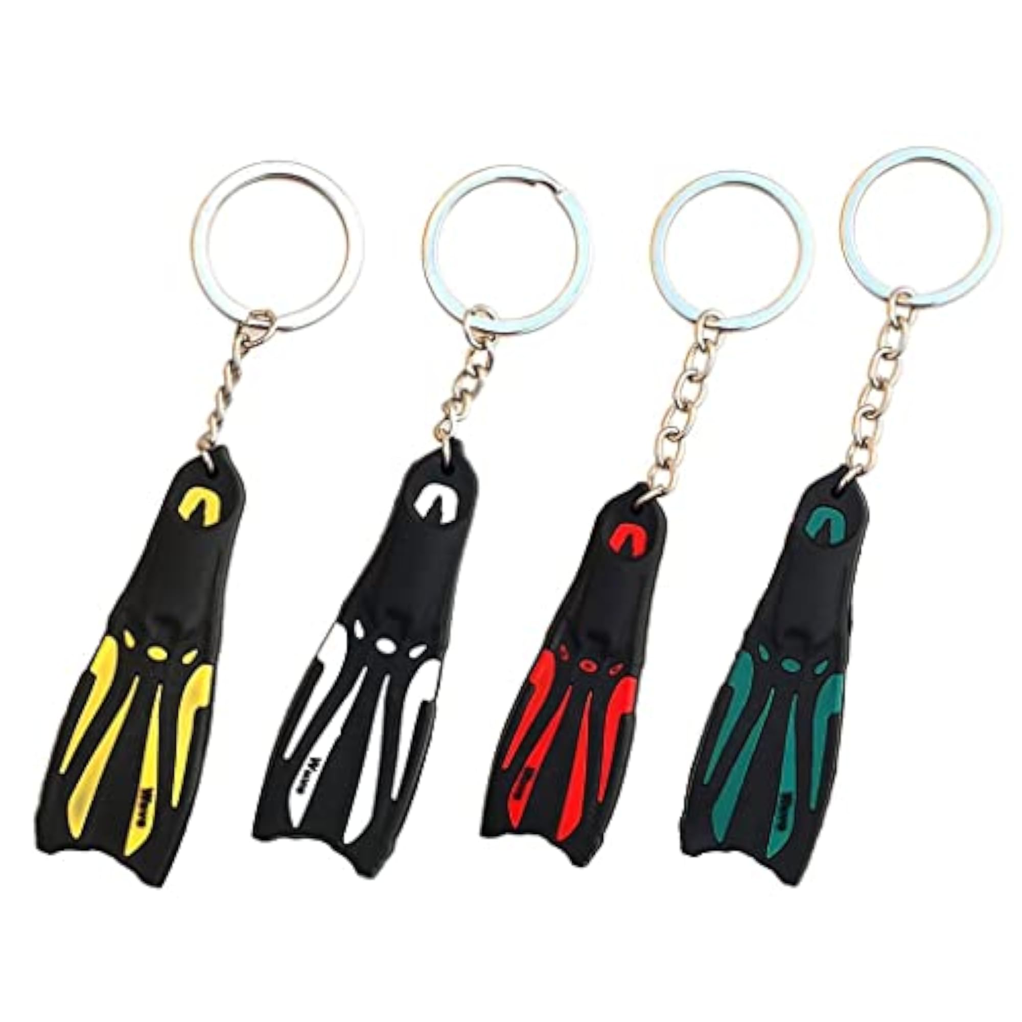 Novelty Mini Dive Flippers Key Chain Holder Keyring
