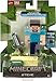 Mattel Minecraft Toys, Steve Action Figure with Accessory & Portal Piece, Collectible Toy in 3.25-inch Scale