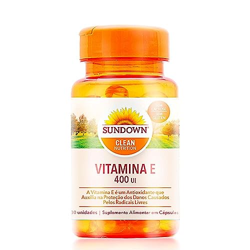 Suplemento Alimentar Sundown Vitamina E 400UI 30 Cápsulas