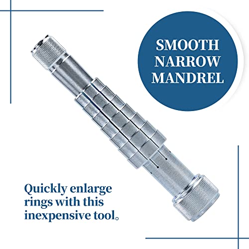 Hipogt Ring Stretcher Enlarger Expander Mandrel Wedding Band Sizer Jewelry Ring Sizing Tool #TOP3