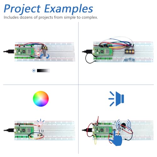 Dual-Core Arm Cortex-M0+ kit Freenove Raspberry Pi Pico W 4