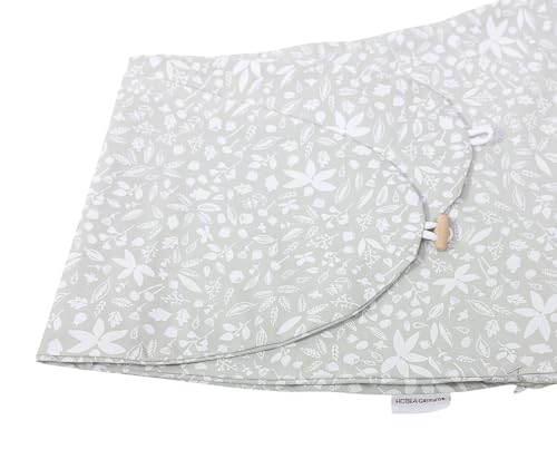 HOBEA-Germany - HOBEA-Germany Housse de Coussin d’Allaitement pour Oreiller d’Allaitement 190cm en différentes Couleurs et Dessins de (Forêt Magique Grise)