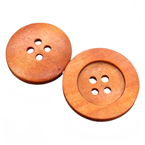 10Pcs DIY Wooden Buttons - Perfect Sewing Accessories for Child Clothing and Handmade Crafts