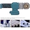 High Power Plastic Water Pipe Welder, Digital Display Hot Melt Tools, 350W Pipe Welding Machine with 6 Heads, Fast Heating Pipe Hot Melting Machine (Not Included Battery)