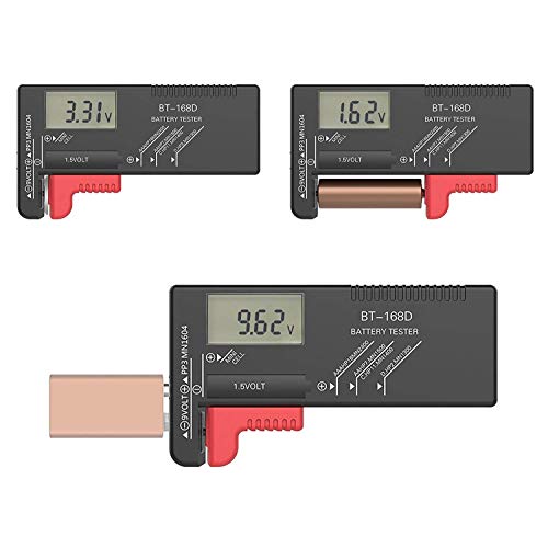 Organizador de bateria de armazenamento com testador pode conter 110 baterias vários tamanhos para A