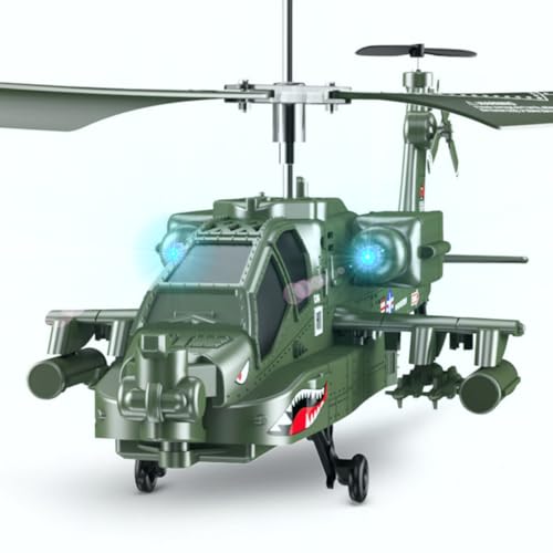Image of POCO DIVO Apache AH-64 Helicopter RC Flight Infrared 3CH AH64 S109 Gyro Military Aircraft Model S109G