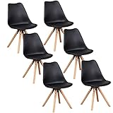 Weit verbreitet - dieser Stuhl im modernen Stil passt perfekt zu jedem Raumstil. Es ist die beste Wahl für Esszimmer, Wohnzimmer, Café, Balkon und Kuchenraum.