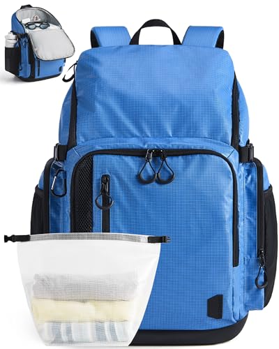 BAGSMART 2-Piece Waterproof Swim Bag with Shoe Compartment