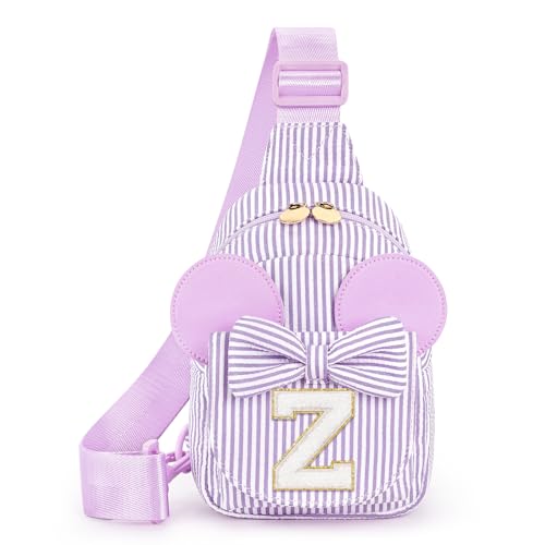 Image of Sling Bag for Girls Gift, Toddler Girl Toys, Purple Z | Cute Design, Adjustable Strap, Premium Durable Materials, Ideal Gift for Girls 4-6 for Birthdays, Christmas & Holidays