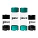 Viewtainer Slit-Top 4 pack - 2" (Black/Green)