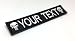 Custom Name Tape with Fastener backing/Personalized with Skull LOGO/5W