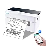 vretti Shipping Label Printer - Bluetooth Thermal Label Printer for Shipping Packages & Small Business, Thermal 4x6 Compatible with iPhone Android Window Mac USPS