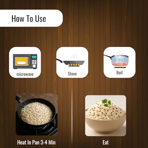 Image of Indidoz Jeera Rice Ready to Eat | Fragrant Basmati Rice Cooked with Cumin Seeds | Authentic Indian Flavoured Rice | Heat & Eat Meal | No Preservatives | 200g