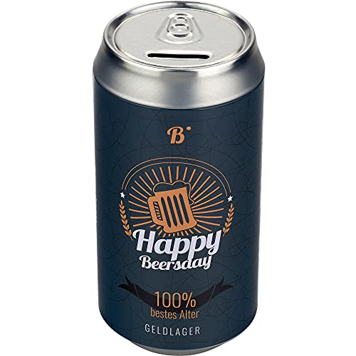 Mann im Glück 9612 - Salvadanaio in metallo e lamiera, taglia unica