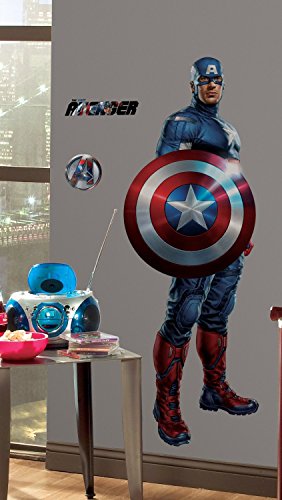 Marvel Superheroes Avengers Comic - Civil Wars - Captain America Vs Iron-Man Giant Wall Decal Sticker Bundle #TOP3