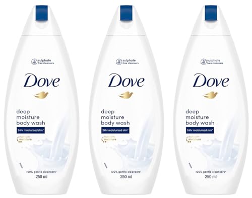 Image of Dove Deeply Nourishing Body Wash | 250 ml | Moisturizing Body Wash For Softer, Smoother Skin | Dove Body Wash for Women & Men | Body Wash for Dry Skin (Pack of 3)