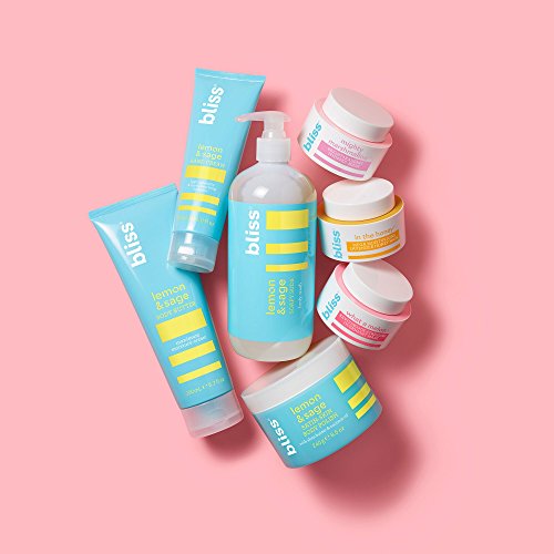 Bliss - Lemon & Sage Satin Skin Body Polish With Shea Butter & Coconut Oil | Smoothing & Balancing Skincare | All Skin Types | Cruelty Free | Paraben Free | 8.5 Fl. Oz. #TOP3
