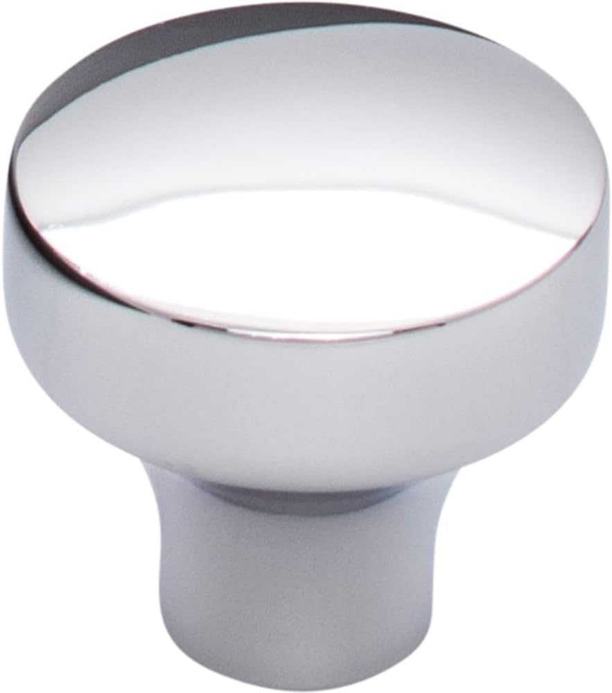 Top Knobs - TK901PC - Kinney Knob 1 1/4" - Polished Chrome - Lynwood Collection