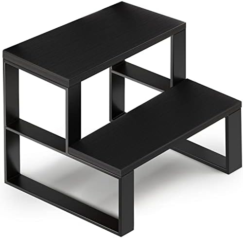 Wooden Step Stools for Adults Kids Steping Stool for Kitchen High Bed Hold Up to 500lb (Self-Assembly)