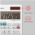 Sharp EL-377WB Business Calculator, White 2.75