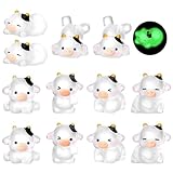 【Effet Lumineux】Fabriquées avec des matériaux phosphorescents, ces figurines absorbent la lumière pendant la journée et émettent une douce lueur la nuit. Crée une ambiance féerique et apaisante, rendant chaque espace chaleureux et adorable