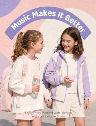 Image of Cute Kids True Wireless Earbuds Girls Ear Buds for Kids for School Earphones with Case for iPhone Android Kawaii Headphones Kid Bluetooht Earbuds for Small Ear Canals Women