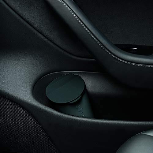 Topfit Auto Mülleimer mit Deckel Silikon Universal Handy Abfalleimer für Getränkehalter in der Konsole oder Tür Mini Müll Kann Behälter für Auto Haus Büro Küche Wohnzimmer (Schwarz) – Bild 8