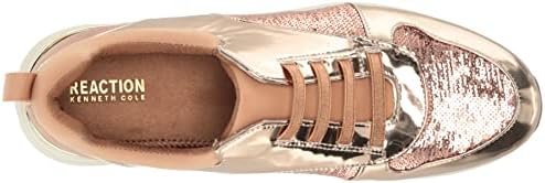 Kenneth Cole Reaction Women's Women's Christal Sneaker, Rose Gold, 9 | Image 4