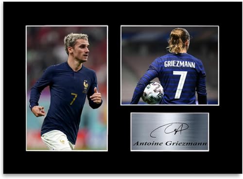 Photo imprimée A4 imprimée du joueur de football de la France Antoine Griezmann