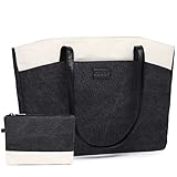 TAMAÑO PERFECTO:16,3x13x4,7 pulgadas/41,5x33x12 cm,bolsa pequeña desmontable:7,28x5,5 pulgadas/18,5x14 cm.Asa superior de 11,4 pulgadas,un estilo espacioso y liviano que ofrece funcionalidad, adecuado para viajes de negocios,viajes,oficina y compras. Excelente Opción de regalo para aniversario,cumpleaños,día de la madre,día de San Valentín y Navidad.