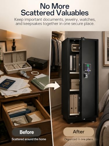Image of TIGERKING Extra Large Safe for Home 17.6 Cu Ft, 235 lb Heavy Duty Steel