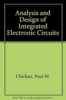 Hardcover Analysis and design of integrated electronic circuits Book