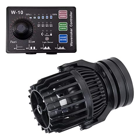 DOMICA Aquarium Wave Maker Power head with Magnet Suction Base and Controller for 10 to 50 Gallon Fresh or Saltwater Tank, Fish Tank Circulation Pump Cover