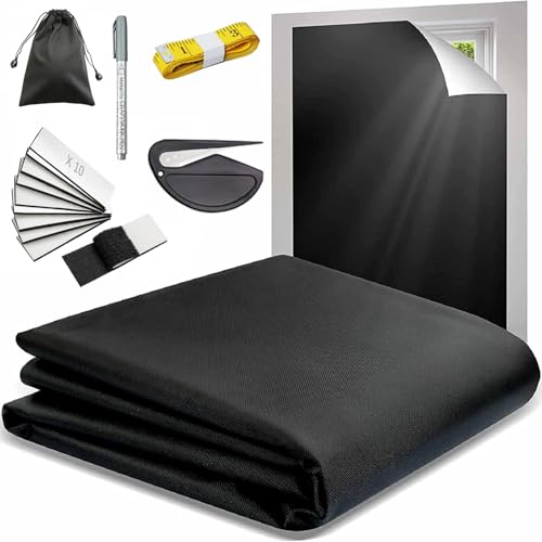 La mejor comparación de Persianas de Papel disponible en línea. 47 Kristio Cortinas Opacas Portátiles, Cortinas Opacas con Aislamiento Térmico, Cortinas Opacas sin Taladro para Dormitorio, Cuarto de Niños, Caravana, Viaje, Cortinas Recortables...